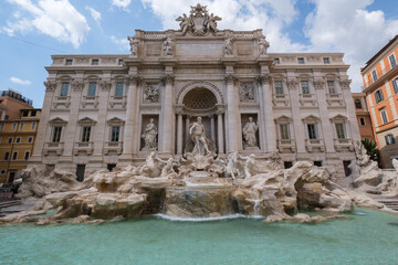 Fototapeta na wymiar Trevi Fountain, Rome, Lazio, Italy