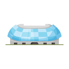 Arena vector icon.Cartoon vector icon isolated on white background arena.