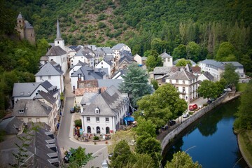 view of town Esch-sur-Sûre