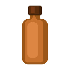 Cosmetic bottle vector icon.Cartoon vector icon isolated on white background cosmetic bottle.