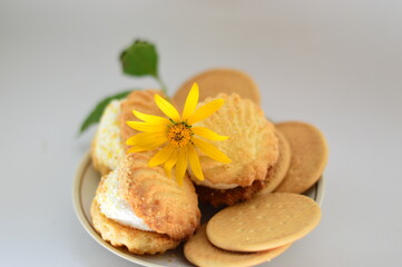 cookies and flower