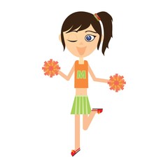 cheerleader girl