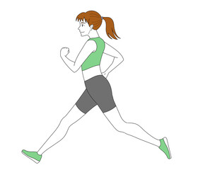 ランニング　女性