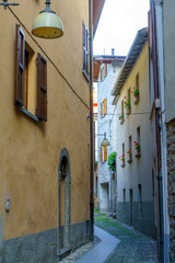 Fototapeta premium Breno, historic town in Brescia province