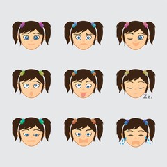 set of character icons