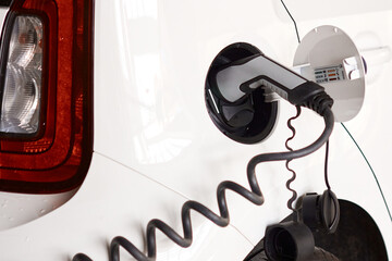 Power supply for electric car at a public or home charging station. Charging of a battery of the...
