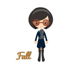 girl's fashion in fall