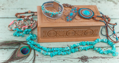  Vintage clos up bijouterie and fancy accessorize. Pretty fashionable details