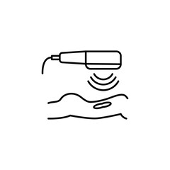 massager line icon. Signs and symbols can be used for web, logo, mobile app, UI, UX
