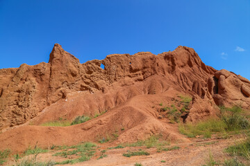 Fototapeta premium Mountains in Issyk-Kul, Kyrgyzstan