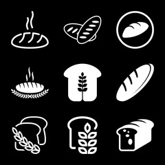 Bread icon. Bread bakery symbol vector illustration. eps 10
