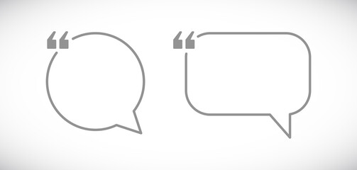 Fototapeta premium qoute round icon