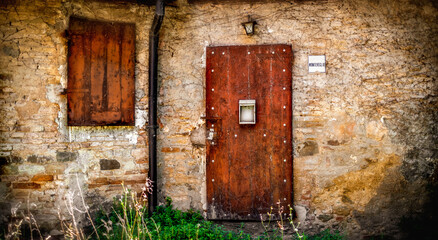 old door horizontal photography italy architecture in Monteveglio