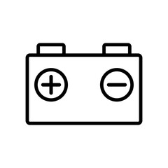 battery - accu - energy icon vector design template