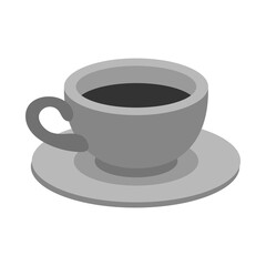Vector design of coffee and cup symbol. Graphic of coffee and hot stock symbol for web.