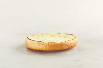 Burger shot of white background