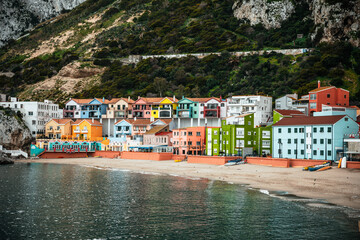 view of the village at Gibraltar