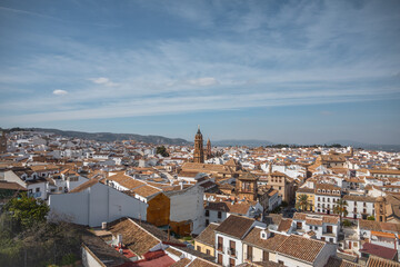 panorama of Spanish town 