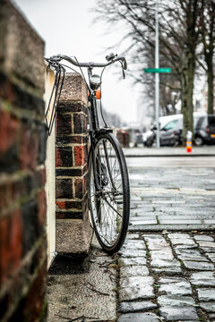bicycle in the street © Nicholas Art