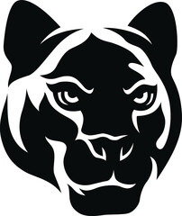 Head of Black Panther, Vector Design