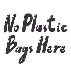 100 percent Plastic Free, No Plastic bags here, There is no Planet B. Placard template with abstract geometric shapes, 80s memphis bright style flat design elements. 