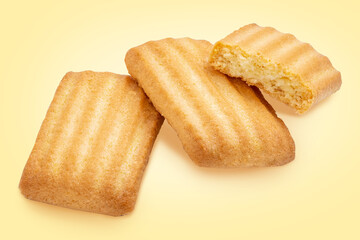 Baby cookies on isolated background. Clipping path.