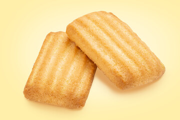 Baby cookies on isolated background. Clipping path.