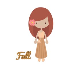 girl's fashion in fall
