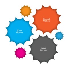 abstract infographic background