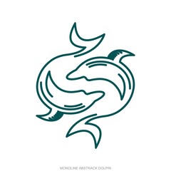 abstract logo emblem