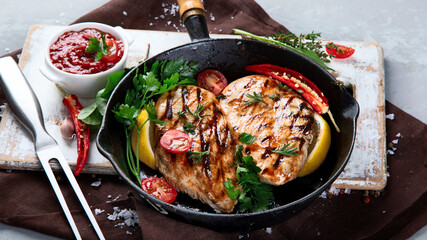 Grilled chicken breast
