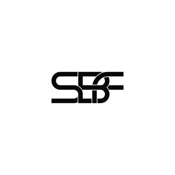 sbf letter original monogram logo design