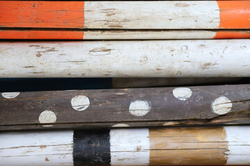  Colorful photo of equestrian obstacles