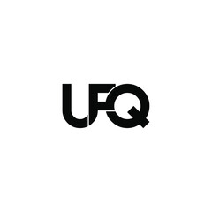 ufq letter original monogram logo design