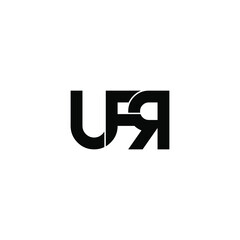 ufr letter original monogram logo design