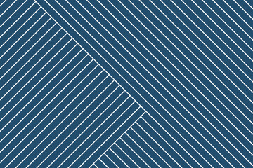 White perpendicular striped lines on blue background vector pattern