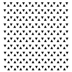 Black and white linear triangle pattern