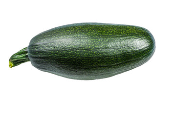 Zucchini courgette isolated on white
