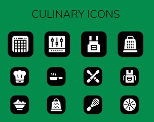 culinary icon set