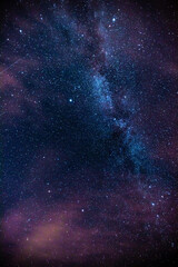 Fototapeta premium Beautiful milky way on a starry night.