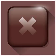 Obraz premium multiplication button