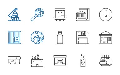 export icons set