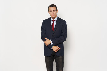 Man in classic suit cropped view businessman 