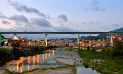 inauguration of the new highway bridge in genoa on 3 august 2020 will be called san giorgio