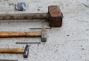 hammer and nail