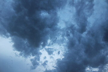 Beautiful Rainy season clouds at evening