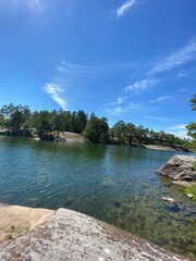 Swedish Summer Lake view Ocean