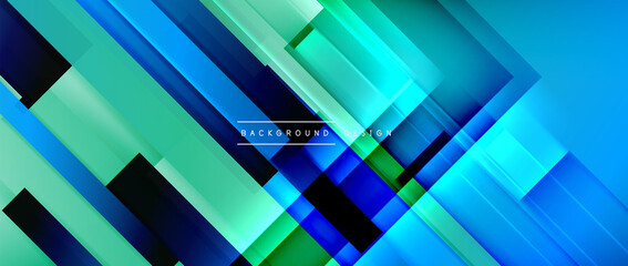 Fototapeta na wymiar Dynamic lines on fluid color gradient. Trendy geometric abstract background for your text, logo or graphics