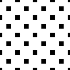 vector black white seamless pattern square, quadratic