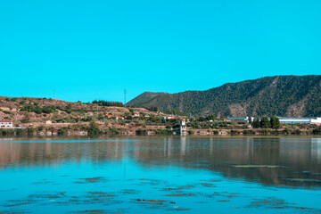 Segre and Cinca rivers in Mequinenza, Spain